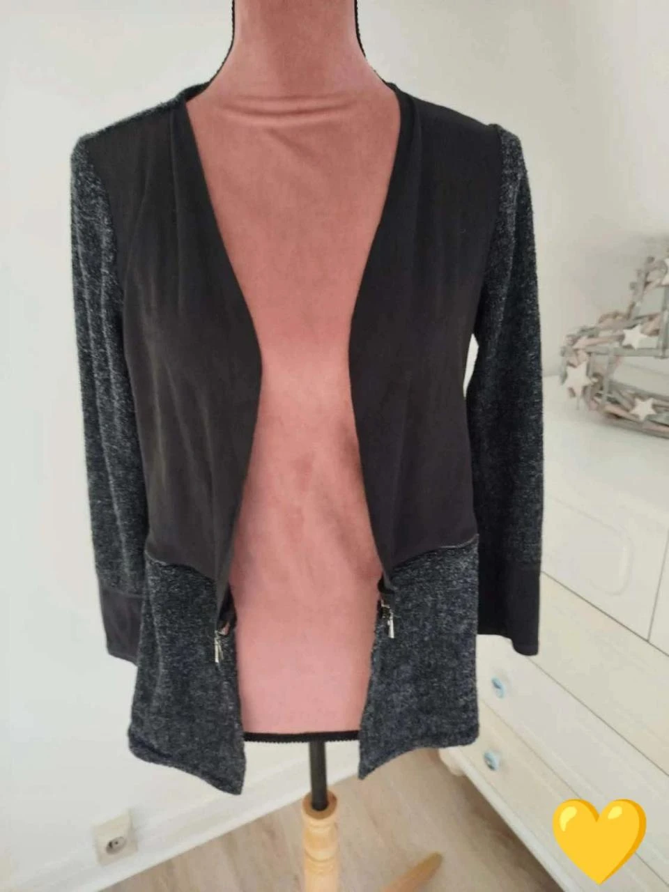 🎀Chal negro abierto Cache Cache Mujer Talla M / 38 – photo 2